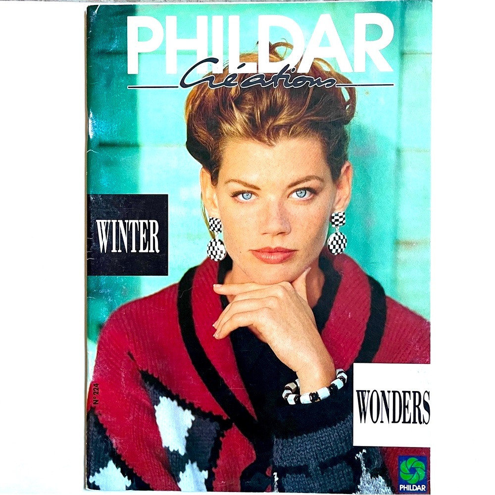 PHILDAR Creations Winter Wonders  15 pages Cozy Designs. Knitting.